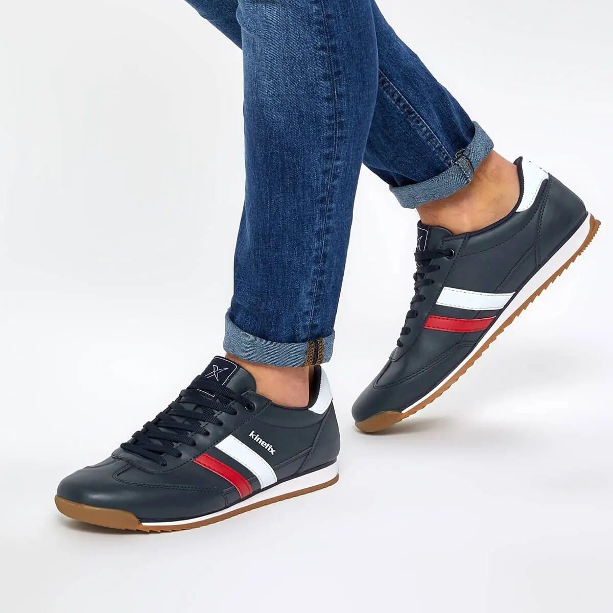 FLO HALLEY PU M 9PR Black Men 'S Sneaker Shoes KINETIX | Обувь