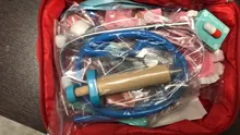 Botiquín de madera para niños, juguetes educacionales, simulación médica, desarrollo del interés