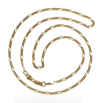 

18k gold chain 45cm. Link 3x1 width 1,8mm. Solid [18]