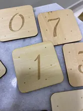 Uds bebé tarjetas de hito de forma cuadrada recién nacido tarjetas de hito Memorial mensual fotografía apoyos de fotografía de juguete conjunto