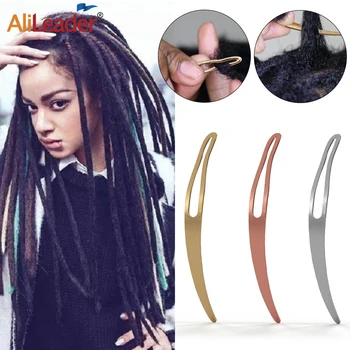 

Alileader 2Pcs Dreadlocks Hair Pulling Extension Crochet Hook Needle Tools For Hair Dreadlock Braiding Hair Extensions 3 Colors