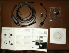 KERUI-Mini cámara endoscópica USB con adaptador tipo C, Cable Flexible, cámara de inspección por boroscopio serpiente para teléfono inteligente Android y PC