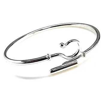 

Law silver bracelet 925m rigid Venetian wine [AB0285]