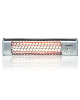 

Bathroom quartz stove ORBEGOZO BB 5000 - 1200W - 2 power levels (600/1200W) - 2 quartz bars-ORIENTABLE display