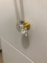 Crystal Knobs Furniture-Accessory Pull-Handle Cabinet-Knob Drawer Cupboard No-Screws