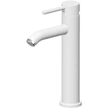 

Sensea Mia single lever basin mixer with high excess color White