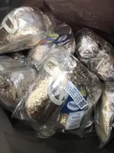 Ma & Baby-zapatos de princesa para bebés recién nacidos de 0 a 18 meses, con lentejuelas y lazo, para primeros pasos y diadema