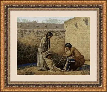 

Cross Stitch Kit PANDATHREAD Novelties 34174