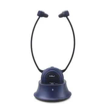 

Wireless headset for televisions and audio amplifier 2 en1 has Bluetooth transmission (optical, RCA, AUX)