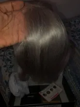 Peluca de cabello humano 180% gris para mujer, pelucas de cabello humano con encaje frontal BOB corto, brasileño, Remy, transparente, prearrancado