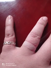 Anillos de corazón de amor hueco de Plata de Ley 925 para mujer, anillos de dedo de tamaño ajustable, joyería de boda para fiesta