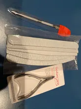 Limas para manicura, juego de bloques de tope de lijado de doble cara, limas grises para esmalte de Gel UV, 100/180