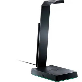 

COOLER MASTER GS750-headphone Stand RGB-induction Charger-surround Sound 7.1-USB 3.0 HUB-Aluminum