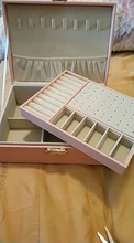 XINSOM-caja de exhibición de joyería para mujer, almacenamiento de joyería de alta capacidad, collar, pendientes, anillos, brazaletes, ataúd