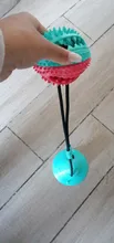 Juguetes de perro ventosa de silicona para perros de compañía Tug interactivo bola juguetes para mascotas masticar morder los dientes cepillo de limpieza de los perros Juguetes