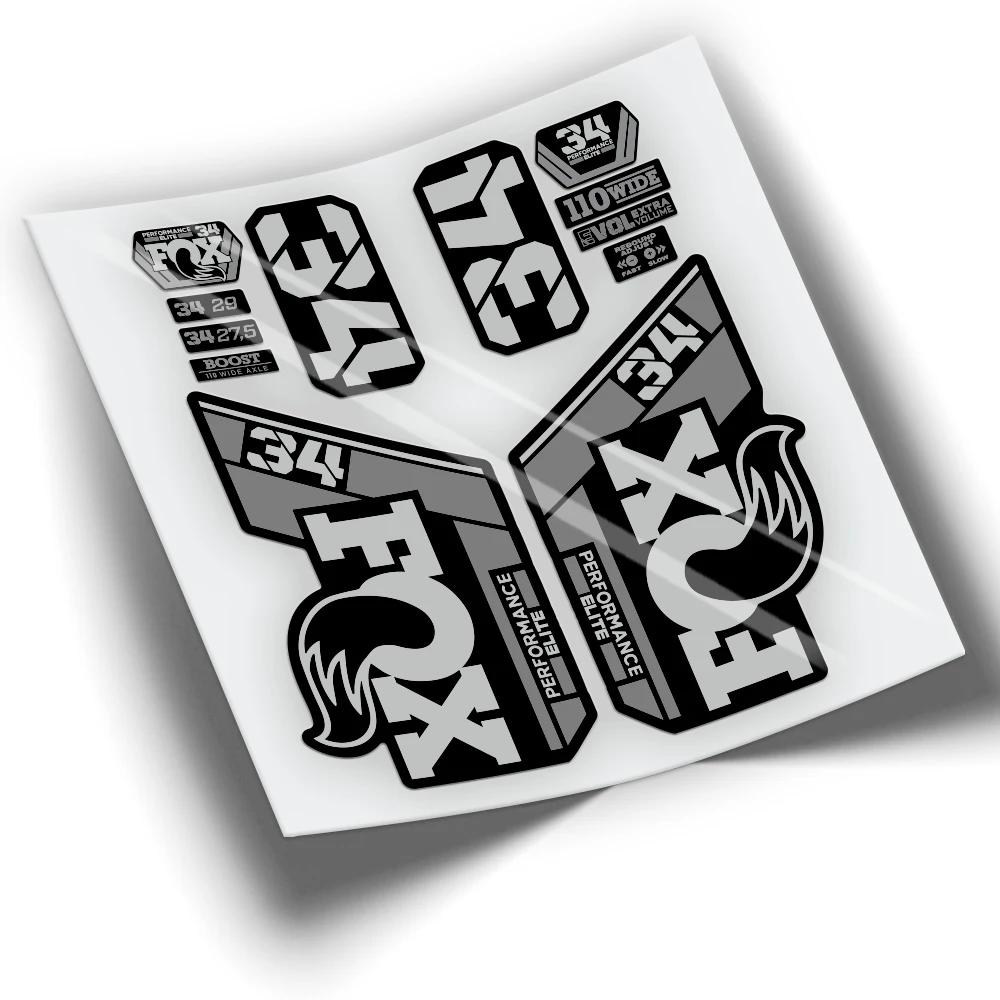 Adesivi Bicicletta Fox 34 Performance Elite 2021 Wp324 Adesivi Mountain Bike Adesivi Ciclismo Accessori Bici