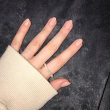 FFLACELL alta calidad Natural de agua dulce perla Multi-Cuentas anillo dedo joyería continuo círculo minimalista anillo de fiesta joyería