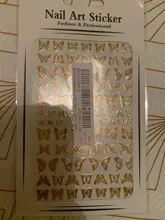Foils Decorations Adhesive-Sliders Wraps Nail-Transfer-Decals Holographic Butterfly Colorful
