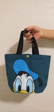 Lindo Disney de tendencia de moda bolsos de Mickey Mouse casual pequeño bolso mickey Minnie Portátil Bolsa de lona esposas bolsa de almuerzo bolsa de caja