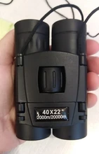 Binoculares potentes de 40x22HD, telescopio Monocular plegable de larga distancia de 2KM para caza, Camping, viaje y al aire libre