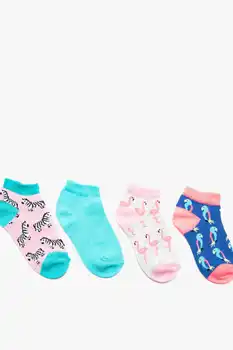 

Koton kids Pink Female Child Girl Child 4'Lü Socks
