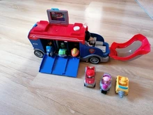 Coche de juguete de plástico de la Patrulla canina para niños, juguete de la Patrulla canina, autobús de rescate, modelo de figura de acción, regalo de cumpleaños