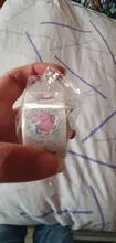 Pegatina con figura de unicornio de dibujos animados para niños, etiqueta de regalo de recompensa para niños, pegatina de 500 cm, 2,5 Uds. Por rollo