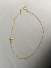 Collar con colgante de Cruz para mujer y hombre, joyería de acero inoxidable religioso, Gargantilla chapada en oro y plata, collar de fe