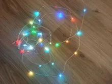 Cadena de luces LED impermeables con USB, cadena de alambre de cobre plateado, luces de Hada para exteriores de vacaciones para decoración de boda y fiesta de navidad