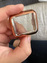 Cubierta del TPU para carcasa de reloj Apple 44mm 40mm Watch cuero, iWatch 42mm 38mm protector de pantalla suave parachoques para apple watch Serie 6 5 4 3 2 se