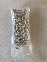 Lote de 50 unidades de cuentas de aleación de 6x6mm, accesorios de joyería, collares, pulseras, espaciadores, para fabricación de joyas, JSPJ044