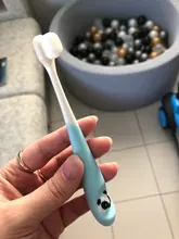 Cepillo de dientes bonito de cerdas suaves para bebés, cepillo de dientes de entrenamiento de animales de dibujos animados, cepillo de dientes para cuidado Dental del bebé