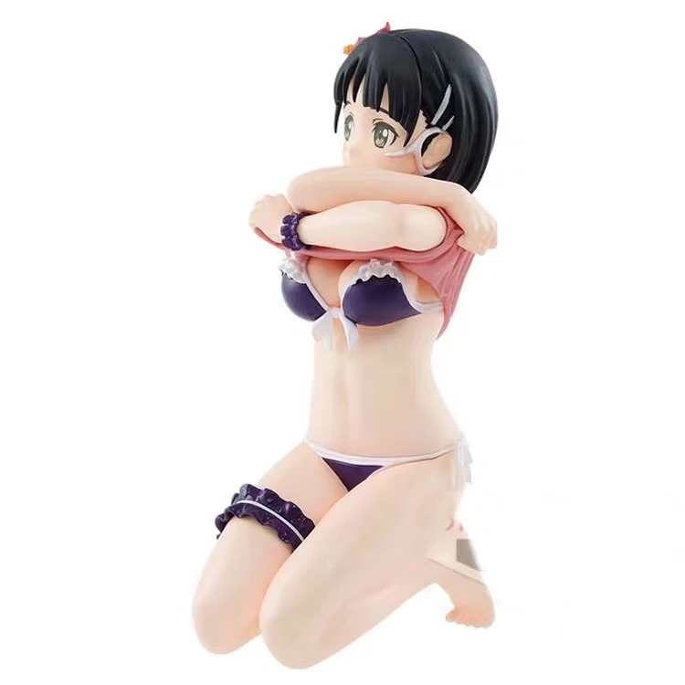 Original Banpresto Sword Art Online Figure Kirigaya Suguha PVC model Figurals Dolls Brinquedos figuarts | Игрушки и хобби