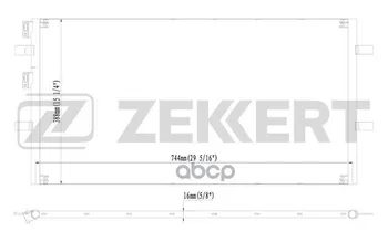 

Radiator conditioner Ford Transit VII 06- Transit Tourneo II 06-zekkert art. mk-3120