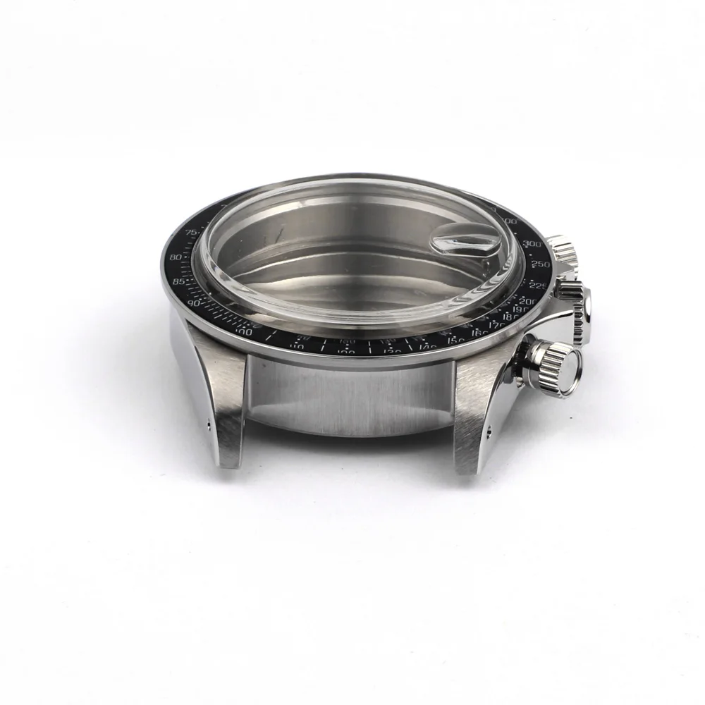 Orologio Kit di Caso per Valjoux 7750 Movimento Può FAI DA TE TMC 9420 Lug  20 millimetri con il Nero Lunetta In Acciaio Inox 316|Watch Cases| -  AliExpress