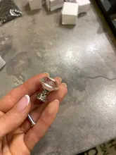 Furniture Hardware Wardrobe-Handle Drawer Pulls Cupboard Glass Knobs Cabinet-Door Diamond