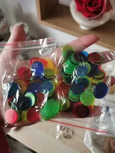 Poker-Chips Bingo-Markers Casino Plastic 4-Colors 100pcs for Fun Family Club Carnival