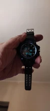 Smael Relojes Deportivos de Marca para Hombre con Doble Pantalla Analógica Digital Led Relojes de Pulsera de Cuarzo Electrónicos Reloj Militar de Natación Impermeable