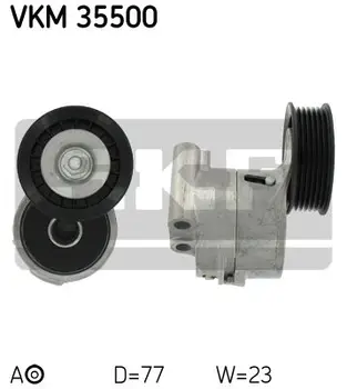 

Roller nat. Opel Vectra/Omega/Calibra 2.5-3.0 88 SKF VKM35500