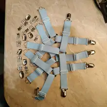 Belt-Fastener Blanket Mattress Clip Gripper Bed-Sheet Elastic White Tidy Non-Slip And