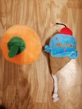 Funny Pet Toys Cartoon Cute Bite Resistant Plush Squeaky Toy Pet Chew Toy For Cats Dogs