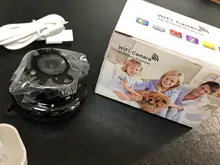 Cámara wifi IP HD inalámbrica con visión nocturna, monitor de bebé para interiores, 1080p, audio de dos vías, detección de movimiento, v380