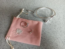 Conjunto de joyería nupcial para boda, joyería de plata 925, collar de gota de agua, brazaletes, anillos, pendientes, regalos de fiesta para mujer