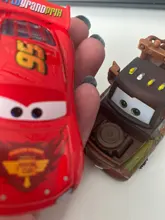 Disney-Set de figuras de la película Cars 3 de metal, juguete de modelo de coche, a escala 1:55, con diseño de relámpago McQueen, Jackson, Mack, tío Truck, regalo para para cumpleaños