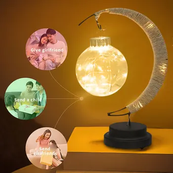 

LED Moon Wishing Ball Night Lights Xmas Floor Lamp Christmas Wedding Party Holiday Nightlight Kids Room Home Decoration Lighting