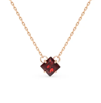 

Gold necklace with Garnet sunlight sample 585