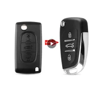 Корпус выкидного ключа для Citroen C2, C3, C4, C5, C6, C8, VA2 откидной складной корпус ключа, чехол Корпус выкидного ключа для Citroen C2, C3, C4, C5, C6, C8, VA2 откидной складной корпус ключа, чехол