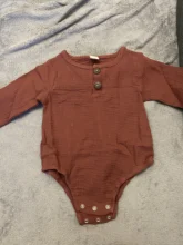 Ropa de primavera y otoño para bebé, mono de lino y algodón para niño y niña, conjunto de traje de manga larga sólido de 0 a 2 años, 2020
