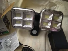 Solar-Lights Wide-Lighting IP65 Outdoor Waterproof 20w 120led with Adjustable-Head Angle