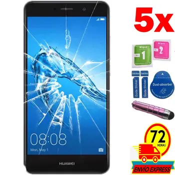 

5x Protectors Screen Tempered Glass for for HUAWEI Y7 2017 (Not Full SEE INFO) PEN